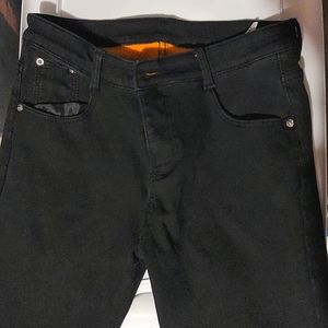 Men's Lined Jeans Black 32" waist.